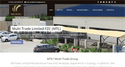 Desktop Screenshot of multitradegroup.com